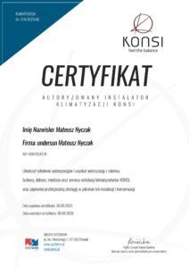 Certyfikat Konsi