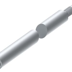 Uziom prętowy Gromtor 216012 Ø16 × 1500 mm z trzpieniem (przedłużka), stal ocynkowana – 1 szt.