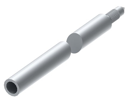 Uziom prętowy Gromtor 216012 Ø16 × 1500 mm z trzpieniem (przedłużka), stal ocynkowana – 1 szt.