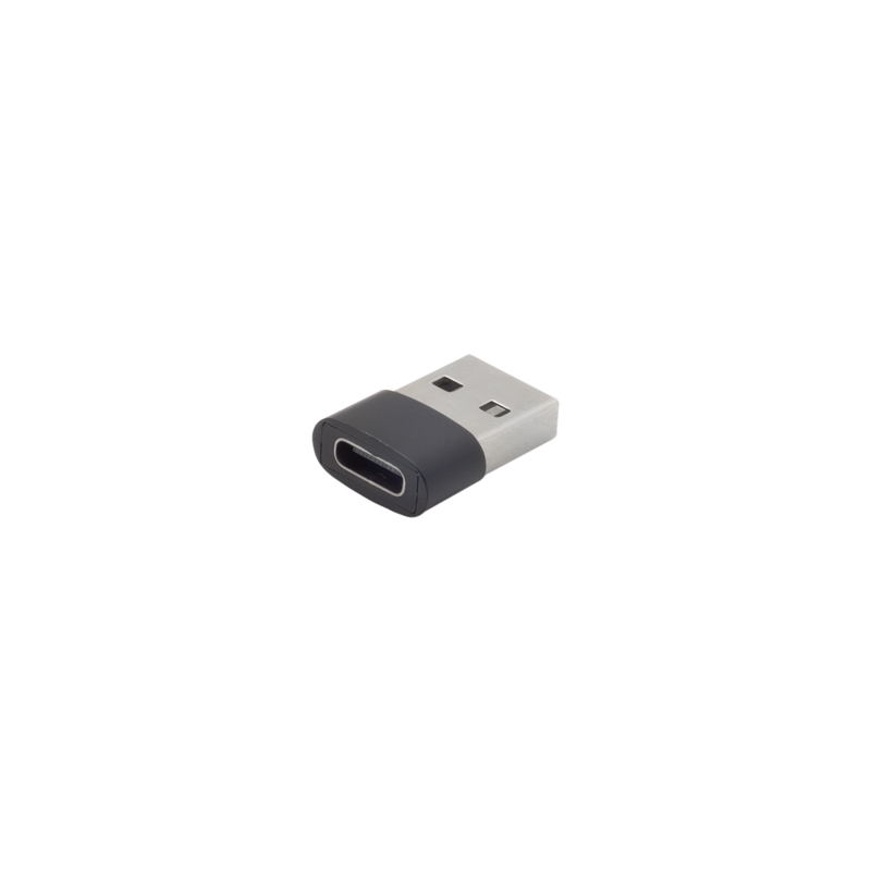 Adapter USB-A (wtyk) na USB-C (gniazdo) czarny .more ME61649