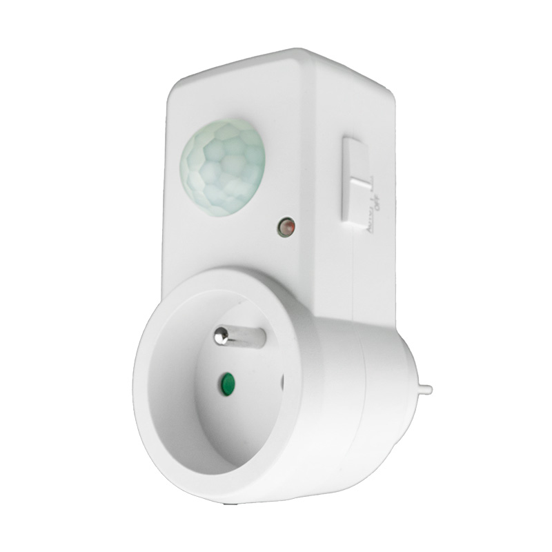 Czujnik ruchu PIR CP-10B 120° 9 m IP20 300 W biały Eco Light EC20343