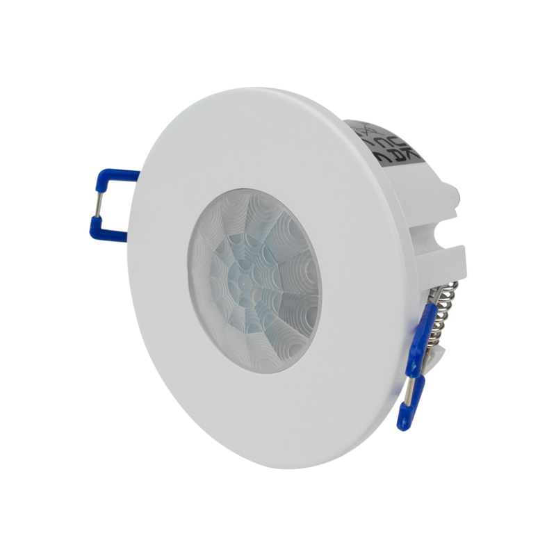 Czujnik ruchu PIR CP-17-3K podtynkowy z 3 ramkami 360° 6 m IP20 1200 W biały Eco Light EC61836