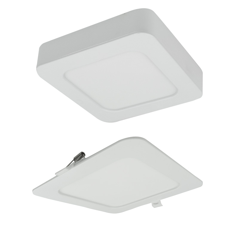 Downlight LED 12 W kwadratowy CCT 2w1 natynkowy/podtynkowy 1100 lm biały Eco Light EC61084