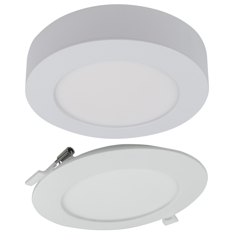 Downlight LED 18 W okrągły CCT 2w1 natynkowy/podtynkowy 1650 lm biały Eco Light EC61081