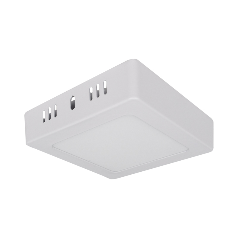 Downlight LED natynkowy kwadratowy 110×110 6 W 4000K 450 lm Eco Light EC79814