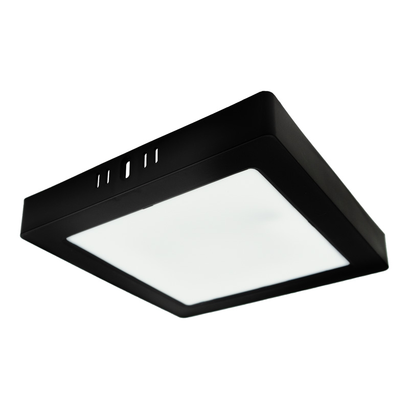 Downlight LED natynkowy DL-1 18 W 4000K 1980 lm kwadratowy czarny Eco Light EC20477