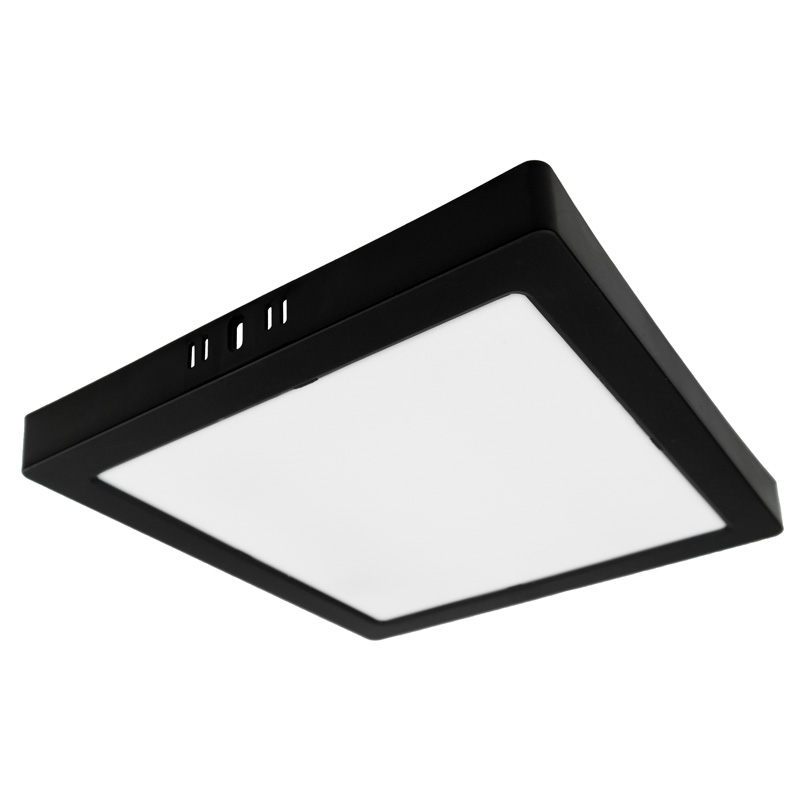 Downlight LED natynkowy DL-1 24 W 4000K 2640 lm kwadratowy czarny Eco Light EC20478