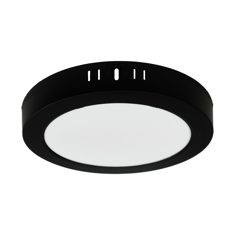 Downlight LED natynkowy DL-1 18 W 4000K 1980 lm okrągły czarny Eco Light EC20473