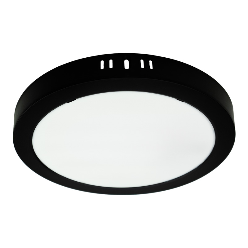Downlight LED natynkowy DL-1 24 W 4000K 2640 lm okrągły czarny Eco Light EC20474