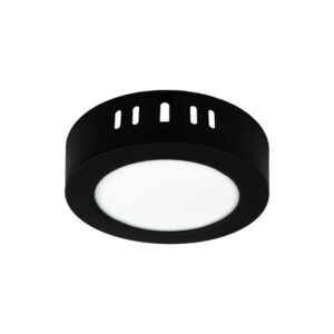 Downlight LED natynkowy DL-1 6 W 4000K 660 lm okrągły czarny Eco Light EC20471