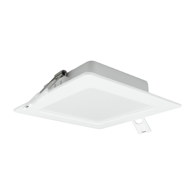 Downlight LED podtynkowy DL-1 12 W 4000K 1200 lm kwadratowy biały Eco Light EC20452