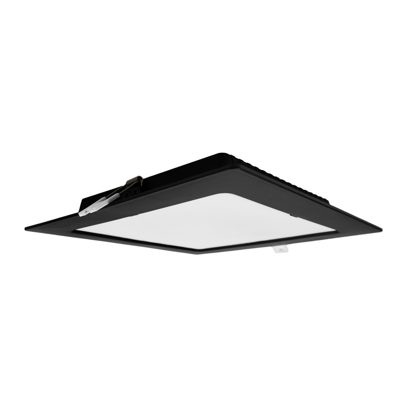 Downlight LED podtynkowy DL-1 18 W 4000K 1980 lm kwadratowy czarny Eco Light EC20469
