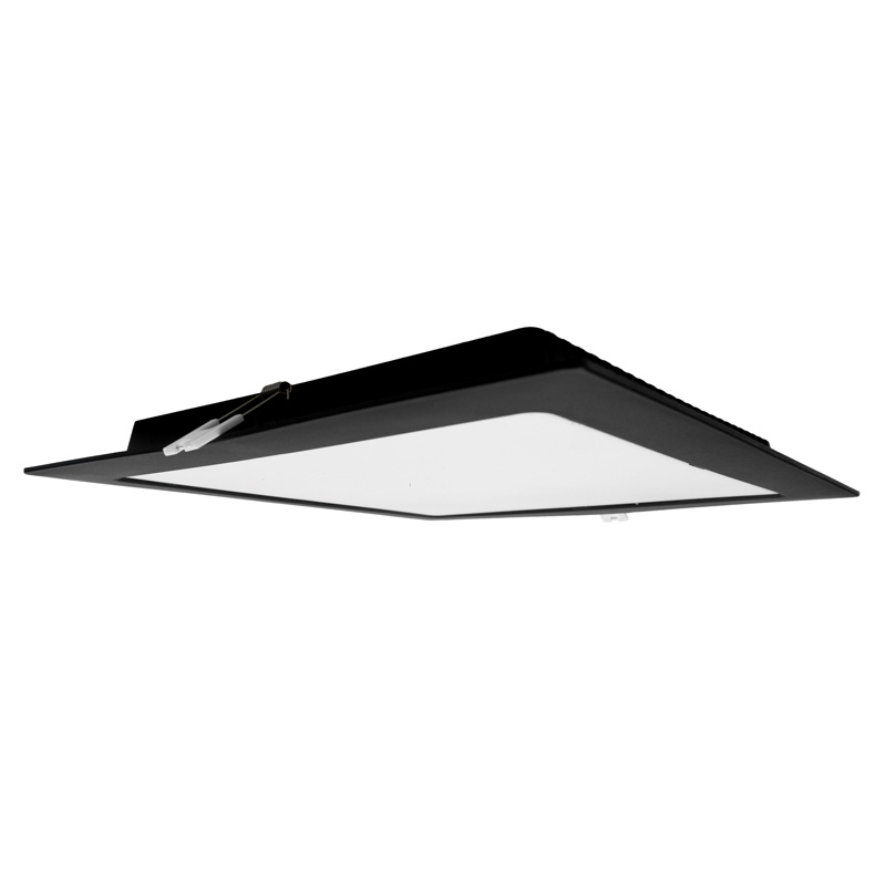 Downlight LED podtynkowy DL-1 24 W 4000K 2640 lm kwadratowy czarny Eco Light EC20470