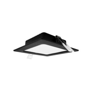 Downlight LED podtynkowy DL-1 6 W 4000K 660 lm kwadratowy czarny Eco Light EC20467