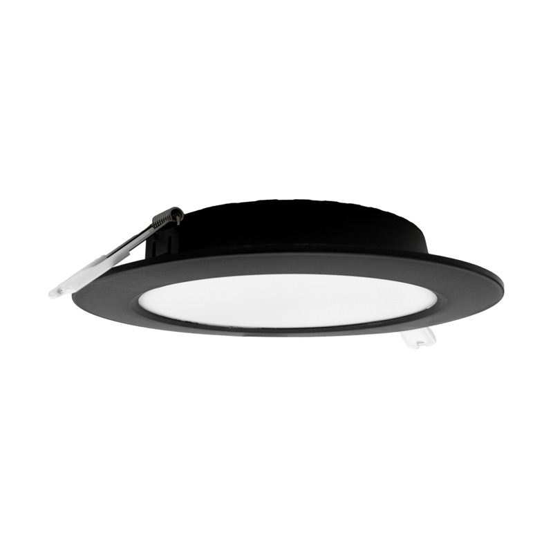 Downlight LED podtynkowy DL-1 12 W 4000K 1200 lm okrągły czarny Eco Light EC20464
