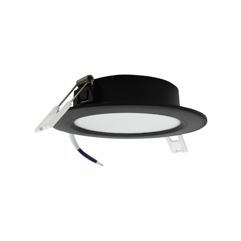 Downlight LED podtynkowy DL-1 6 W 4000K 660 lm okrągły czarny Eco Light EC20463