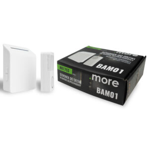 Dzwonek do drzwi bezprzewodowy na baterie BAM-01 433 MHz 25–85 dB biały .more M61753