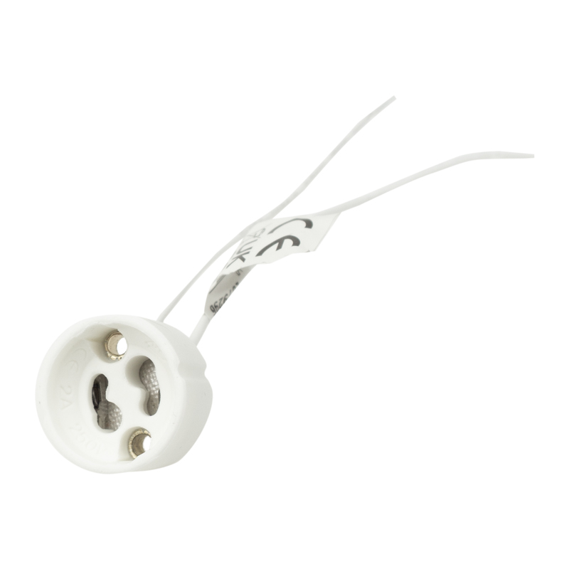 Gniazdo przyłączeniowe GU10 ceramiczne z przewodem Eco Light EC79296