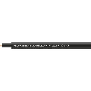 Przewód solarny Helukabel Solarflex-X H1Z2Z2-K 1x4 mm² czarny – bęben 500 m (713530)