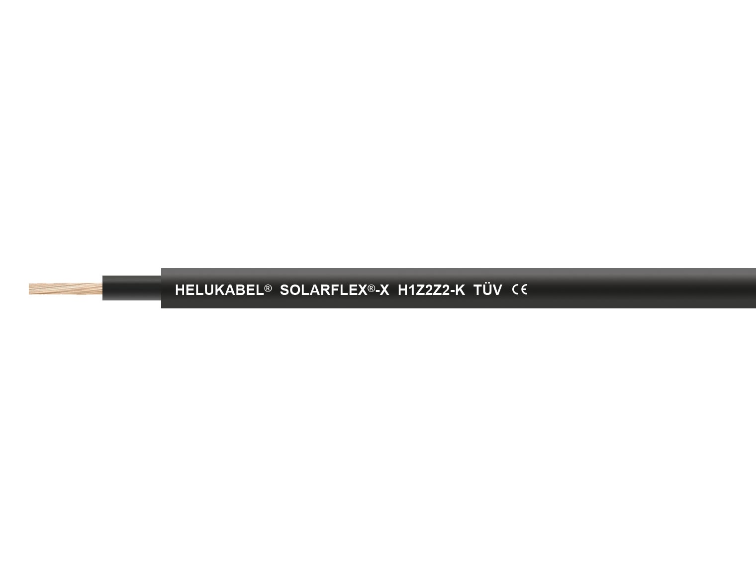 Przewód solarny Helukabel Solarflex-X H1Z2Z2-K 1×4 mm² czarny – bęben 500 m (713530)