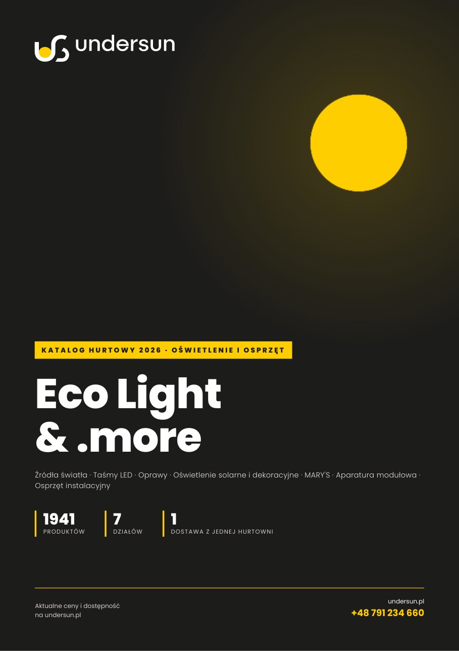 Katalog Eco Light i .more 2026 – okładka