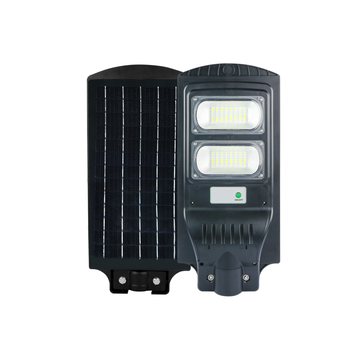 Lampa uliczna solarna LED 60 W 4000K 750 lm IP65 z czujnikiem ruchu i zmierzchu Eco Light EC20096