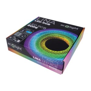 Lina LED RGB 5 V USB z pilotem 5 W IP20 3 m Eco Light EC61246