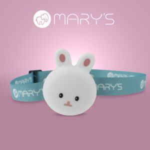 Latarka czołowa dziecięca LED 38 lm z akumulatorem MARY'S Króliczek MW61767