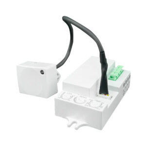Mikrofalowy czujnik ruchu CM-2B z głowicą na przewodzie 180°/360° 5–15 m IP20 300 W biały Eco Light EC20339