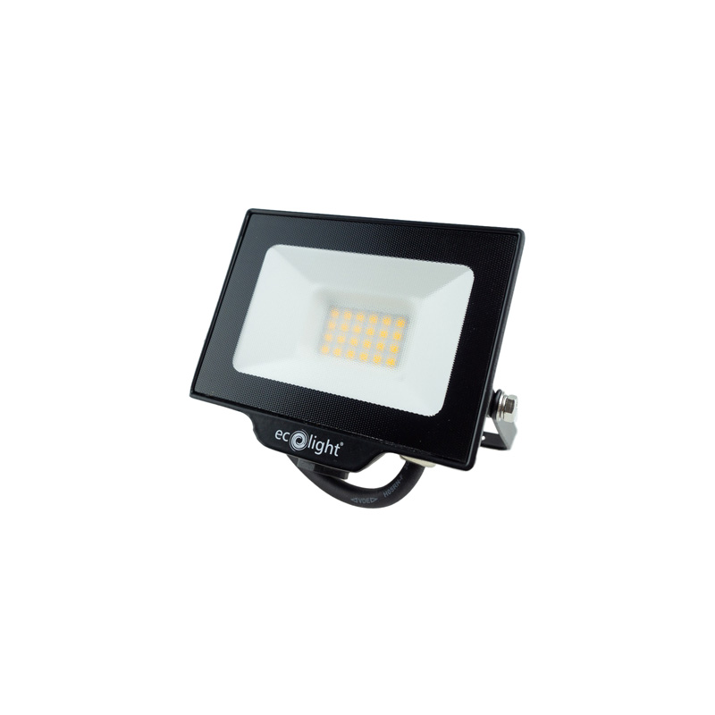 Naświetlacz LED NL-1 20 W 4000K 1800 lm IP65 czarny Eco Light EC20180