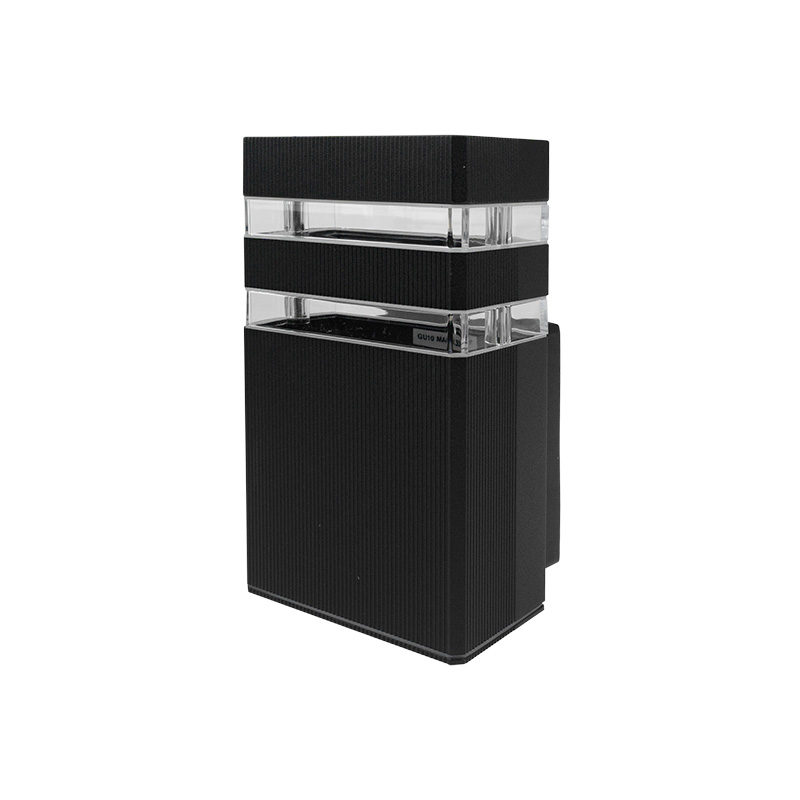 Oprawa elewacyjna OE-2C 1×GU10 IP54 aluminiowa czarna Eco Light EC79027
