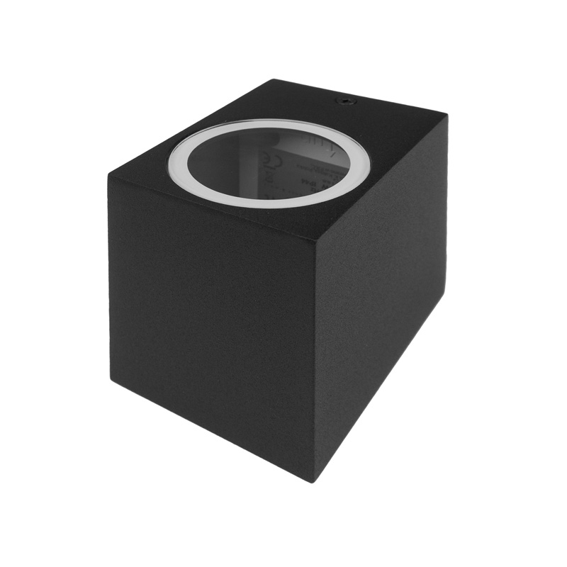 Oprawa elewacyjna OE-6 1×GU10 IP44 aluminiowa czarna Eco Light EC79084