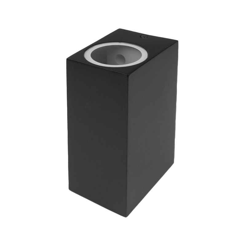 Oprawa elewacyjna OE-7 2×GU10 IP44 aluminiowa czarna Eco Light EC79085