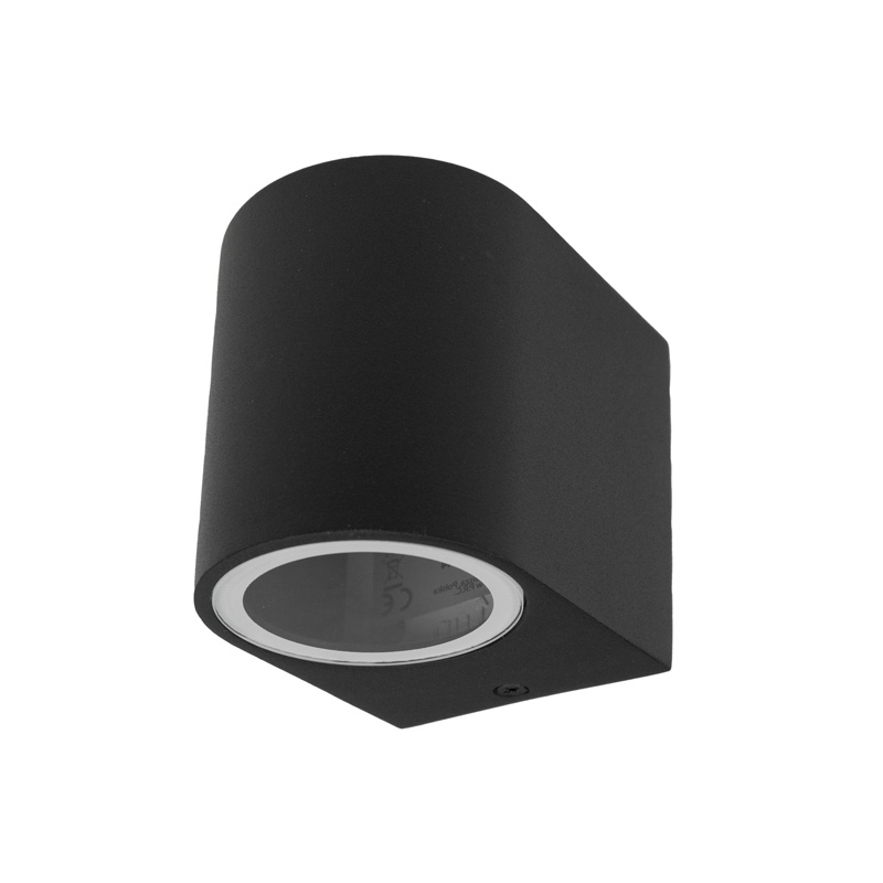 Oprawa elewacyjna OE-8 1×GU10 IP44 aluminiowa czarna Eco Light EC79086