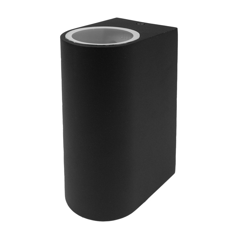 Oprawa elewacyjna OE-9 2×GU10 IP44 aluminiowa czarna Eco Light EC79087