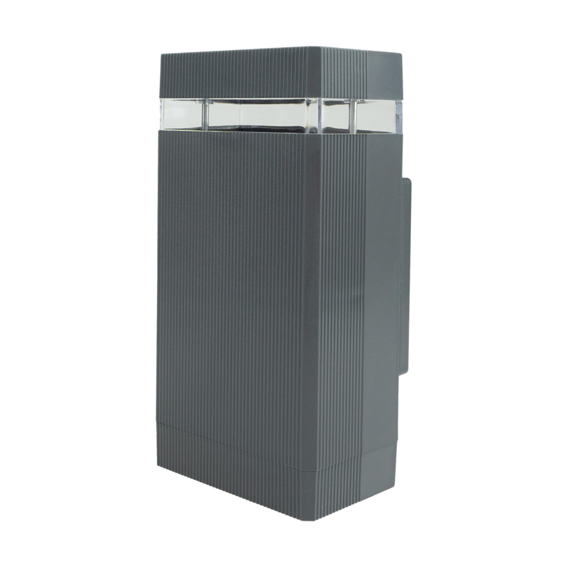 Oprawa elewacyjna OE-5S 1×GU10 IP44 plastikowa antracytowa Eco Light EC61001