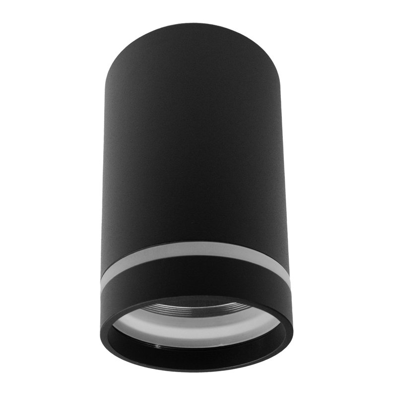 Oprawa halogenowa natynkowa OHN-6C okrągła GU10 IP20 czarna Eco Light EC79974