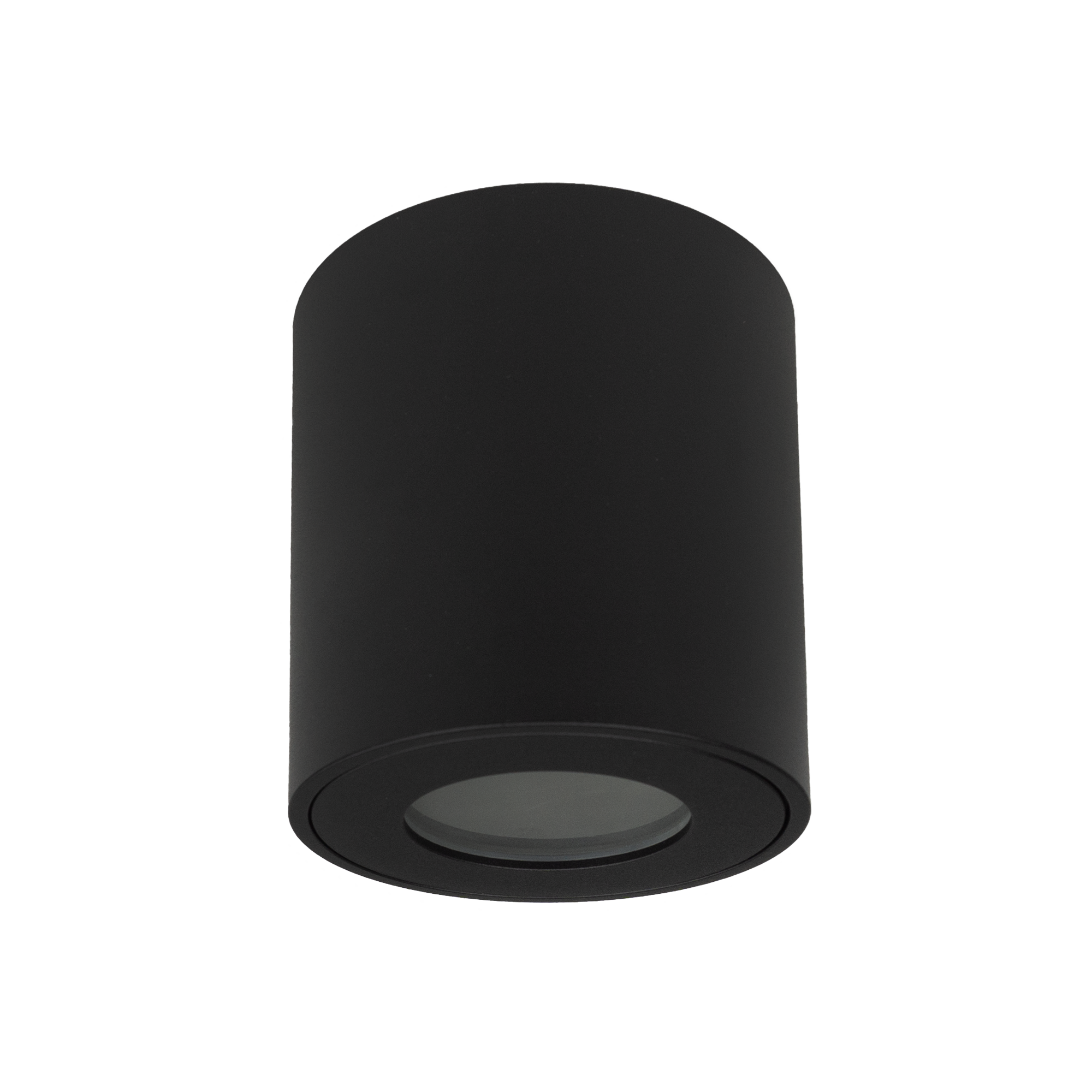 Oprawa halogenowa natynkowa OHN-7C okrągła GU10 IP44 czarna Eco Light EC79970