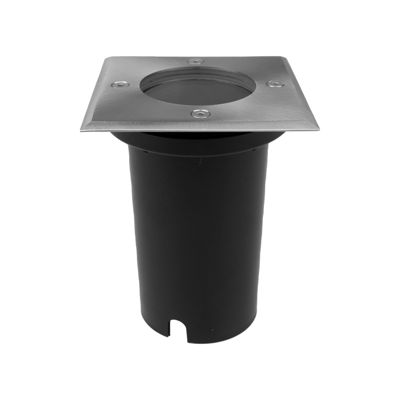 Oprawa najazdowa kwadratowa ON-1K 1×GU10 IP65 inox Eco Light EC79109