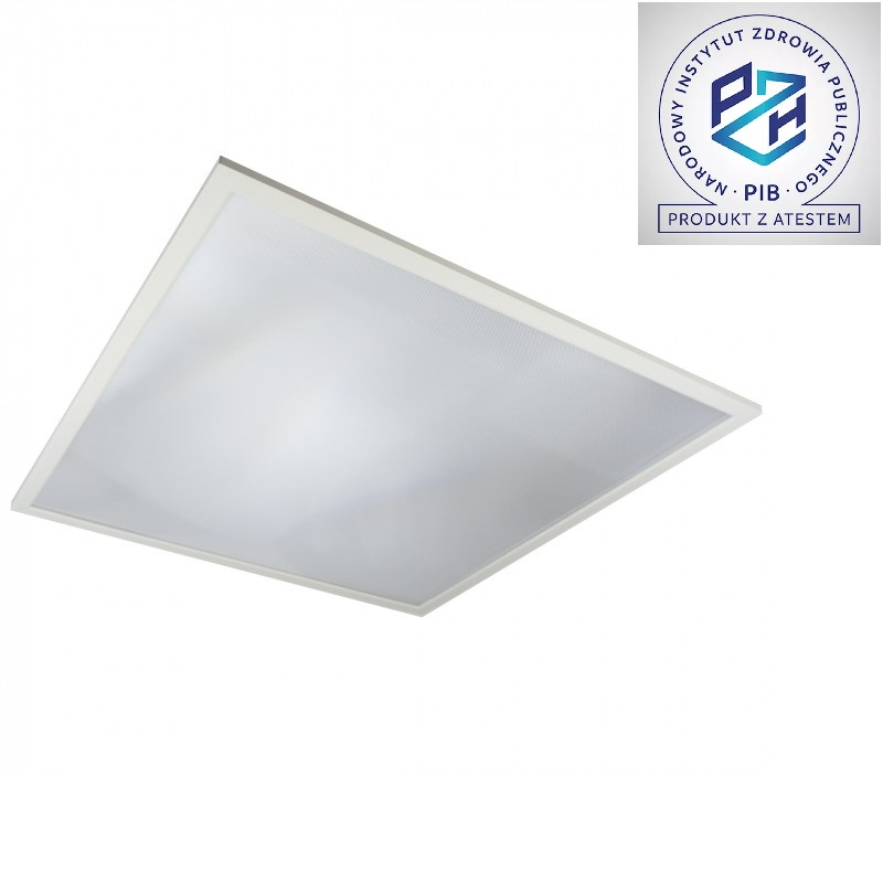 Panel LED backlit 595x595x30 40 W 4000K UGR<19 biały z atestem PZH Eco Light EC61268