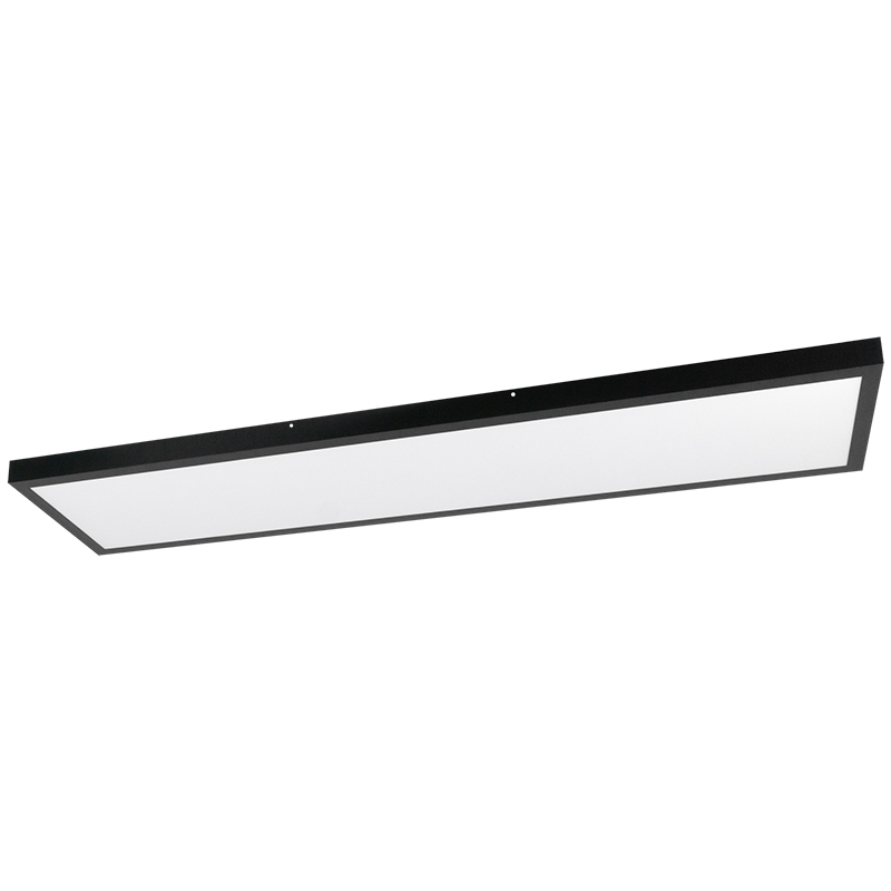 Panel LED natynkowy 1200x300x38 50 W 4000K 4500 lm czarny Eco Light EC20044