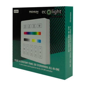 Panel naścienny 4-strefowy Tuya MESH do sterownika all-in-one biały Eco Light EC77281