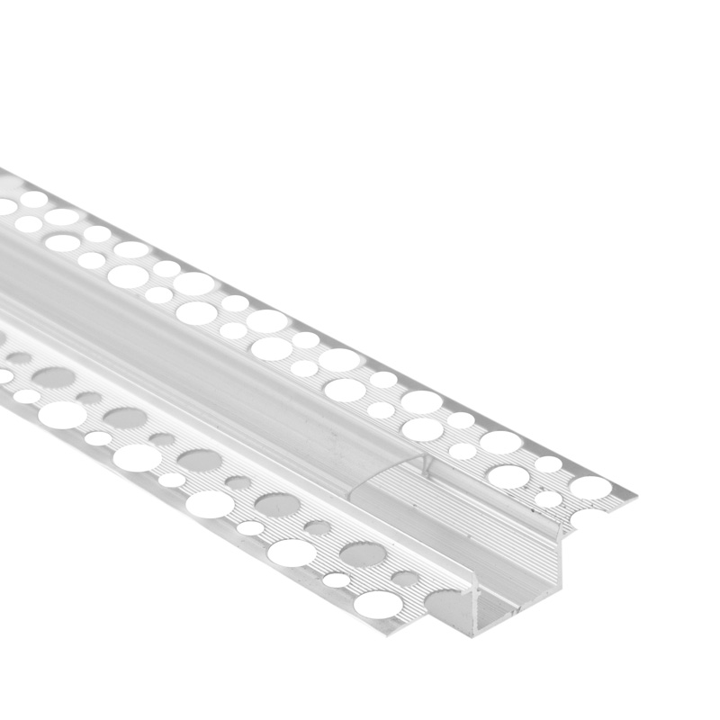 Profil LED podtynkowy szeroki GPS01 anodowany z kloszem transparentnym 1 m Eco Light EC20949