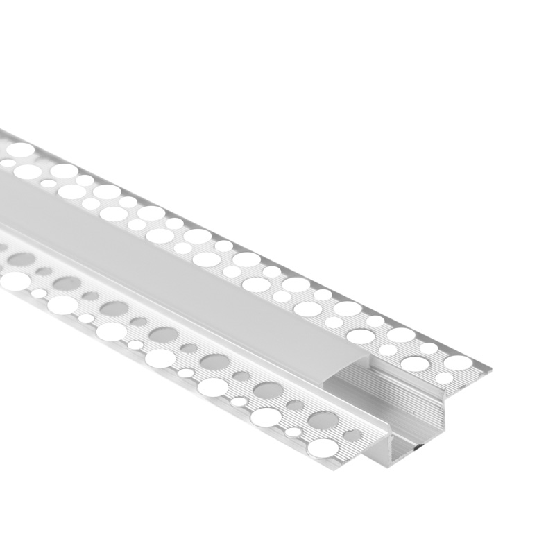 Profil LED podtynkowy szeroki GPS02 anodowany z kloszem mrożonym 2 m Eco Light EC20940