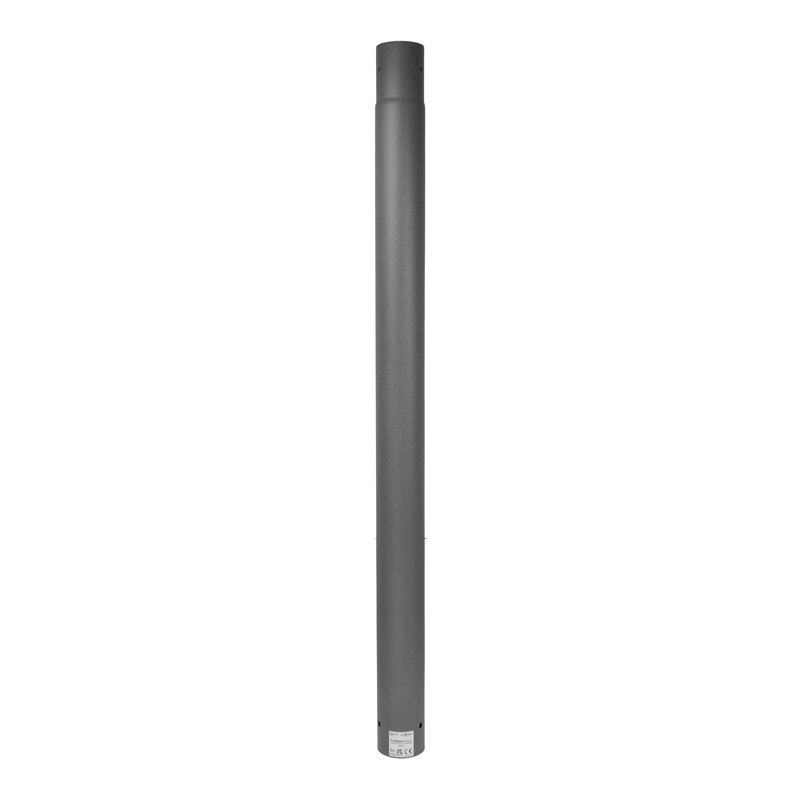 Przedłużka do słupa oświetleniowego stalowa 1 m fi 73 mm szara Eco Light EC61632