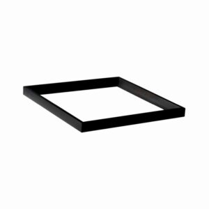 Ramka natynkowa do panelu LED 600x600x44 mm aluminiowa czarna Eco Light EC79574