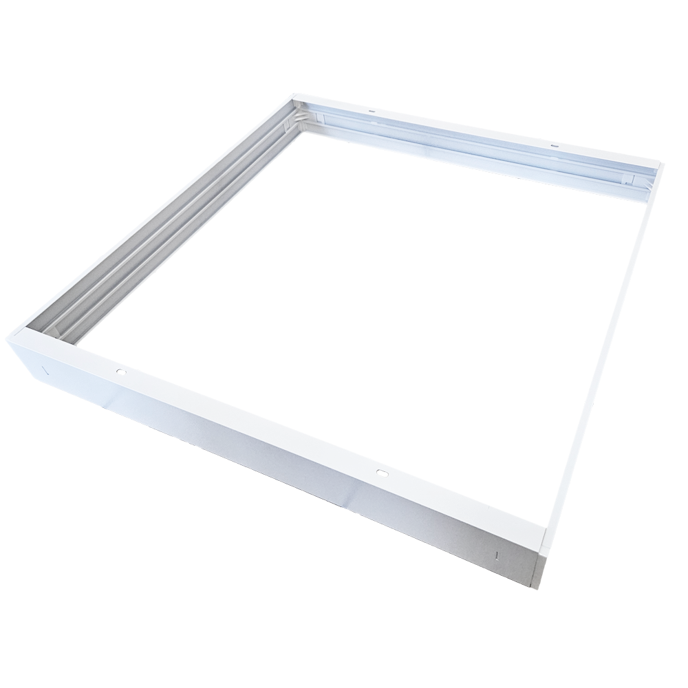 Ramka natynkowa do panelu LED 600x600x70 mm aluminiowa biała Eco Light EC20342