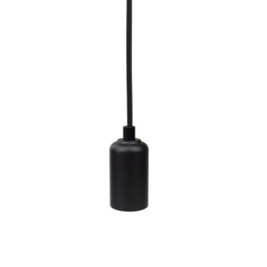Oprawa wisząca sufitowa OSW-2 E27 przewód 2 m czarna matowa SERIA ZERO SZ61586