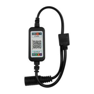 Sterownik LED RGB Bluetooth 6 A 72 W 12 V czarny Eco Light EC79898