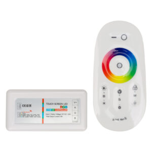 Sterownik LED RGB RF z pilotem dotykowym 18 A 216 W biały Eco Light EC79777